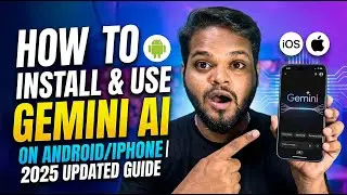 How to Install & Use Gemini AI on Android iPhone  2025 Updated Guide #gemini #ai