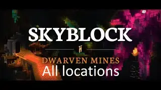 All Dwarven mine locations (Hypixel skyblock)