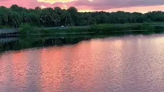 Sunset walk at Green Cay Wetlands