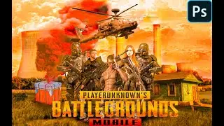 how to create PUBG editing poster in photoshop 2021|