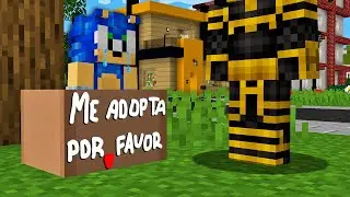 NADIE QUIERE ADOPTAR A SONIC EN MINECRAFT 😭