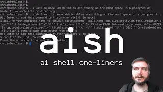 AIsh gives you shell script one liner solutions in your terminal prompt