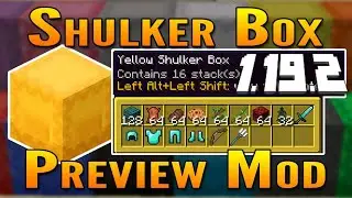 Shulker Box Tooltip Mod On Pojavlauncher Shulker Box Preview Mod 