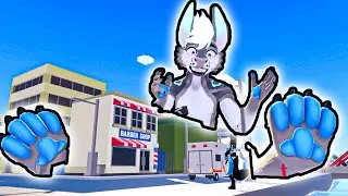 Turning into a HUGE FURRY in VR