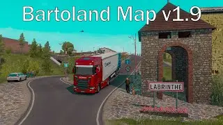 ETS 2 Mod | Bartoland Map v1.9 [ETS2 v1.37]