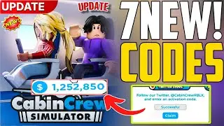 💥NEW CODES!!💥 CABIN CREW SIMULATOR ROBLOX CODES 2024 - CABIN CREW SIMULATOR CODES