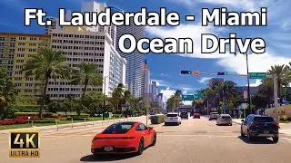 Miami 4K - Ocean Drive - Scenic 2022 Driving Tour