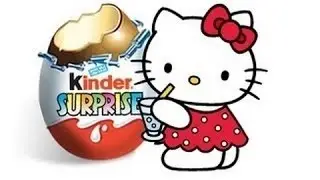 Киндер сюрприз 2015 новые NEW HELLO KITTY Kinder Surprise egg