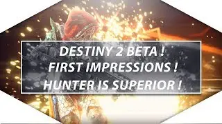 DESTINY 2 BETA - INSANE COMPETITIVE GAMEPLAY !! HUNTER'S ARE SUPERIOR 🐐🔥