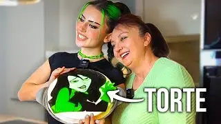 MAMA UND ICH BACKEN EINE DISNEY TORTE!😳💚 | Dilara Highlights