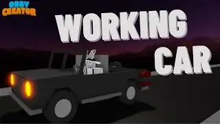 Obby Creator How to make working car