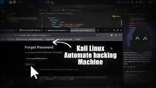 How I created an automated kali hacking machine!