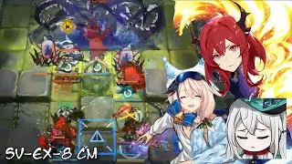 [Arknights] Return of Fire and Ice (SV-EX-8 CM 5 Ops 100% AFK Run)