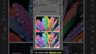 Create a Mosaic Pattern & Color Swatches in Seconds! #dtptips #graphicdesign #adobeillustrator
