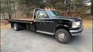 92’ F-Series Jerrdan Rollback Flat Bed Truck - 7.3 IDI