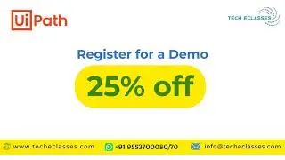 RPA - Ui Path Live Online Trainings - On Job support and Project Support