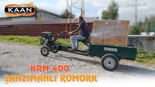 KAAN KRM-400 ŞANZIMANLI RÖMORK VE KAAN 36S-S3 ÇAPA MAKİNESİ