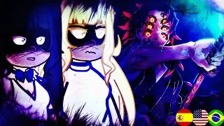 🇺🇸/🇧🇷/🇪🇸 Danmachi React to Bell as Kokushibo – Gacha React