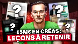 On a dépensé plus de 15M d'euros en créa sur Facebook Ads.