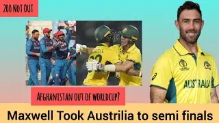 Australia vs Afghanistan | Maxwell Got his nerve to chase 291 | Review Worldcup 2023 #worldcup