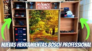 ✅ MUEBLES para el SALÓN y más proyectos para el canal. Nueva maquinaria BOSCH PROFESSIONAL