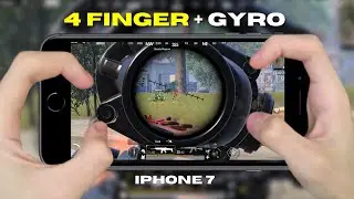 KING OF MILITARY BASE 🔥iPHONE 7 Pubg 4 FINGER + GYRO PUBG MOBILE/BGMI