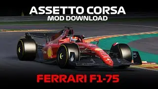 ASSETTO CORSA F1 2022 MOD | FERRARI F1-75 SHAKEDOWN