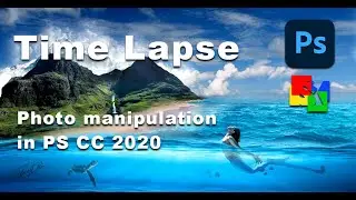 Time Lapse Photo Manipulation in Photoshop CC 2020 | Photoshop CC 2020 | Adobe Photoshop | Speed Art