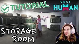 How to build STORAGE ROOM: easy tutorial | Once Human #miss_rofl #oncehuman