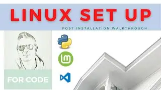 Linux Mint post install setup for coding + Pandas, SQL, Wordcloud Python code from scraped data