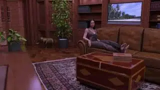 Adrea in the office DAZ animation