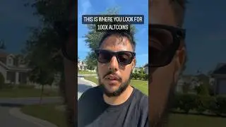 THIS IS WHERE YOU LOOK FOR 100X ALTCOINS