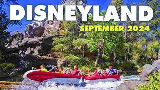 Matterhorn, Tea Cups,  Runaway Railway, Canoes | Disneyland Tour September 2024
