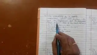 Statistics for competitive exams-Video I(Problems in probability-I)