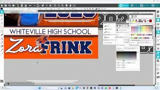 Using HS INK Digital Yard Sign Template| Color Block Tossing Cap