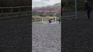 4 year old canters #shorts #equestrian #shetlandpony #ponyclub #fun #smiles #easterholiday