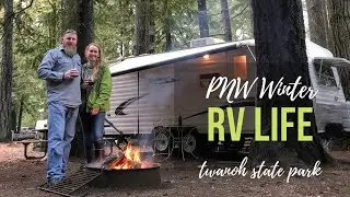 PNW Winter RV Life | Washington's Twanoh State Park || AT HOME ON THE GO