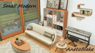 Small Modern Home || The Sims 4 speed build