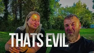 Eat what you find! Motorcycle Camping Europe
