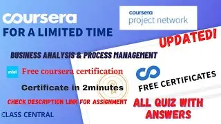 Business Analysis & Process Management, All Quiz Answers.