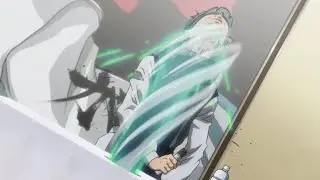 Leorio sucker punches Ging