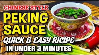 CHINESE PEKING SAUCE Cooked in under 3 minutes. Chinese Take away SECRET RECIPE.