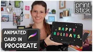 Procreate iPad Animation Assist - How to create an Animated Card | EASY - Part I
