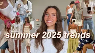 SUMMER 2025 FASHION TRENDS! *what to wear this summer* pinterest inspired + wearable outfit inspo!