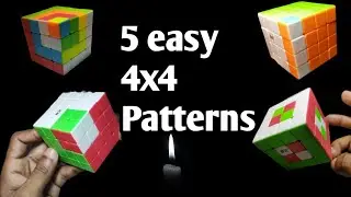 4x4 Rubik's Cube Patterns | Top 5 Pattern on 4x4 Rubik's Cube | How to Make Easy Pattern on Cube