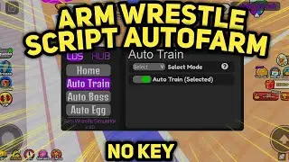 Arm Wrestle Script Auto Train, Auto Boss, Auto Egg, Event | Fluxus, Delta, Arceus X, Codex X