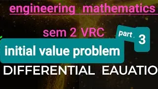 engineering maths VRC mat102 module 3 Differential equations contact online tution
