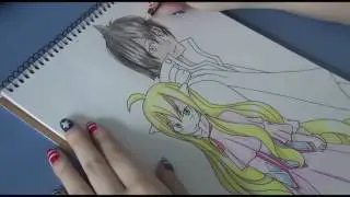 Fairy Tail - Zeref and Mavis - speed drawing