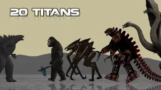 Monsterverse Titans | Animated Size Comparison