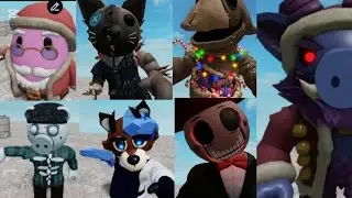 RBLX Piggy Season 7: Every New Skins Showcases and Jumpscares⛄🎄